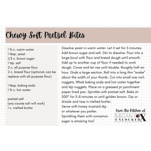 Soft Pretzel Bites