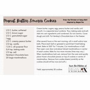 Peanut Butter S'mores Cookies